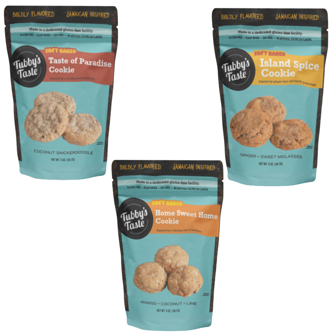 PRE-ORDER THREE 5oz Cookie Bags – Tubby's Taste- Boldly Flavored